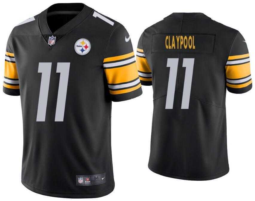 Nike Steelers 11 Chase Claypool Black Vapor Untouchable Limited Jersey,We sell and wholesale Nike Steelers 11 Chase Claypool Black Vapor Untouchable Limited Jersey on line form chian!